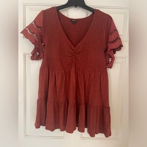 Torrid Smocked Top